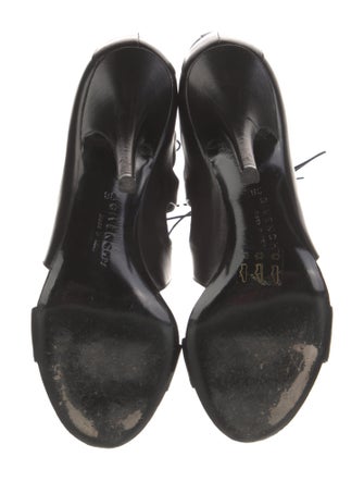 Givenchy Leather Cutout Accent Sandals