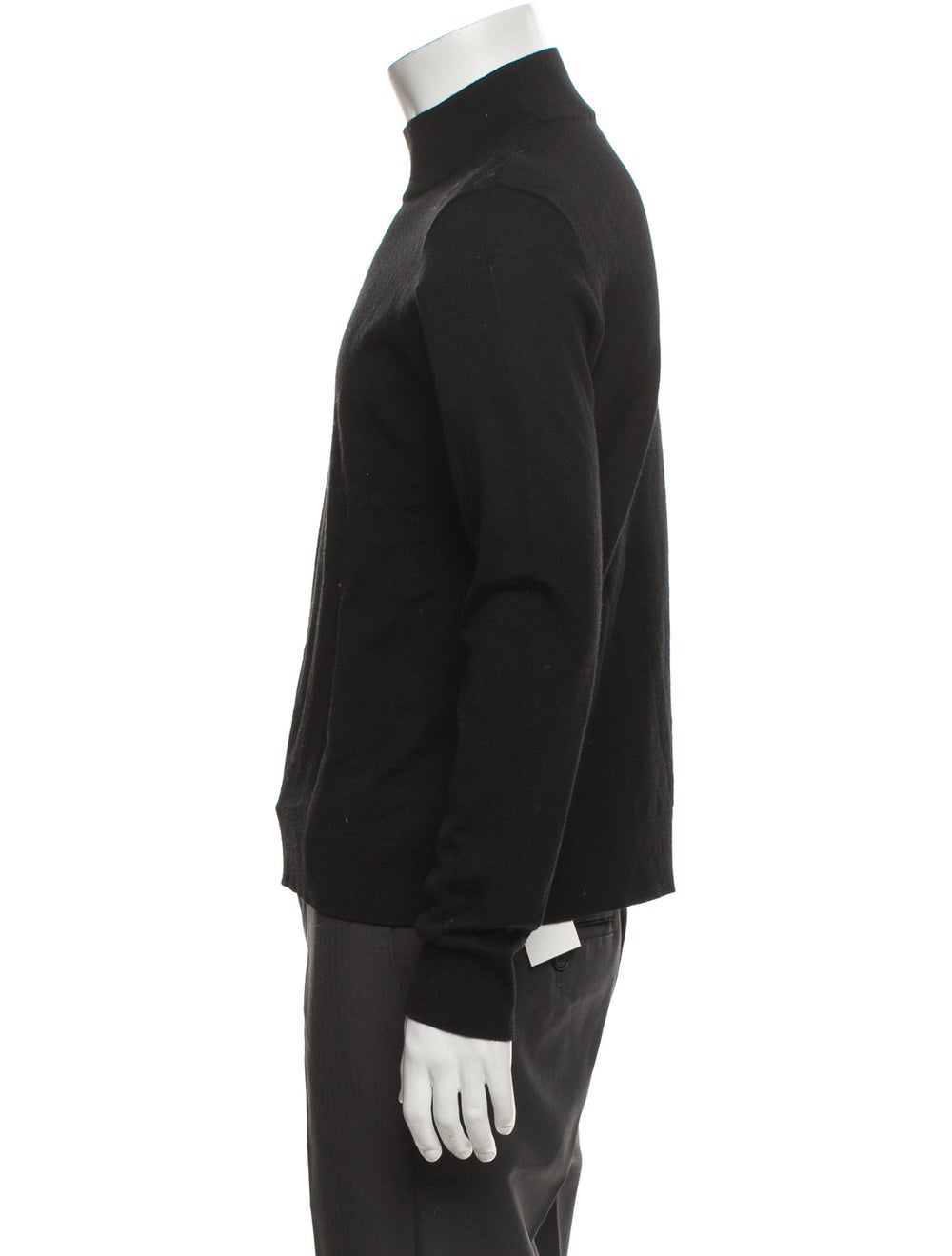 Givenchy Wool Pullover Black Graphic Print Long S… - image 2