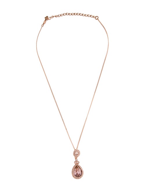 Givenchy Crystal Pendant Necklace