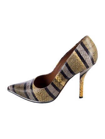 Givenchy Snakeskin Printed Pumps