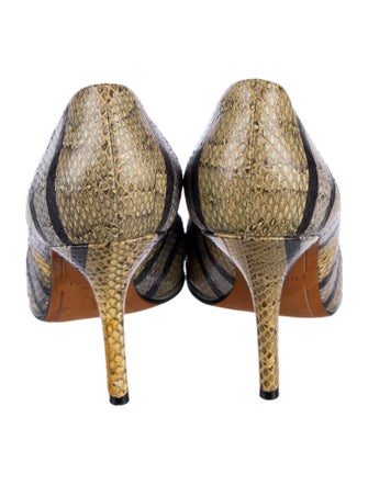 Givenchy Snakeskin Printed Pumps