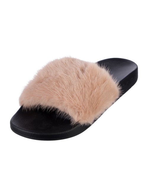 Givenchy Fur Slides