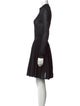 Givenchy Mock Neck Knee-Length Dress