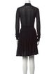 Givenchy Mock Neck Knee-Length Dress