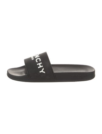 Givenchy Signature Logo Rubber Slides