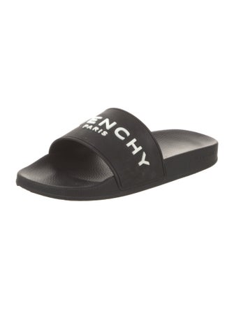 Givenchy Signature Logo Rubber Slides
