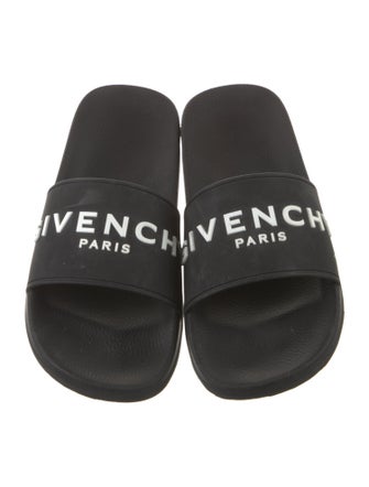 Givenchy Signature Logo Rubber Slides