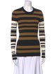 Givenchy Striped Crew Neck Sweatshirt