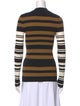 Givenchy Striped Crew Neck Sweatshirt
