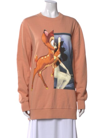 Givenchy Graphic Print Crew Neck Sweatshirt