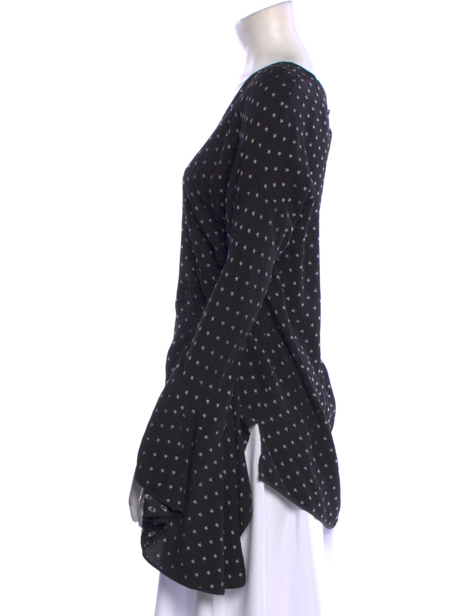 Givenchy Printed V-Neck Blouse