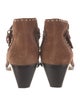 Givenchy Suede Studded Accents Lace-Up Boots