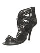 Givenchy Lace Cutout Accent Pumps