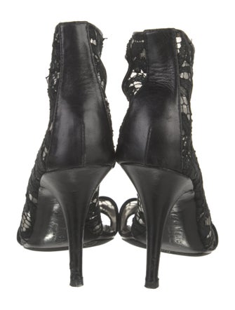 Givenchy Lace Cutout Accent Pumps