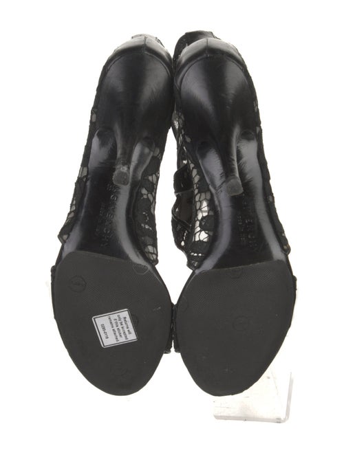 Givenchy Lace Cutout Accent Pumps