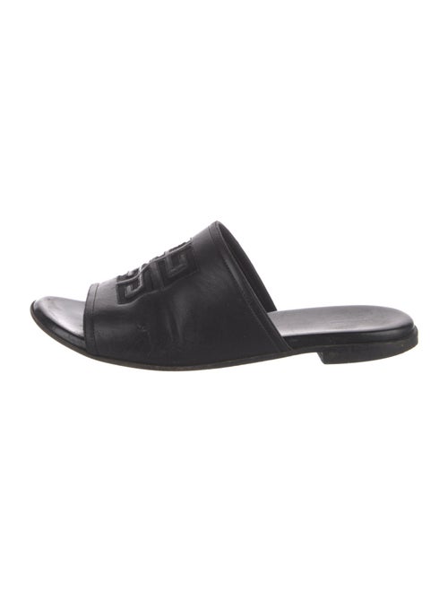 Givenchy Leather Mesh Accents Slides