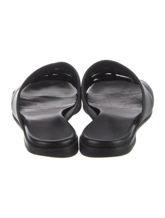 Givenchy Leather Mesh Accents Slides