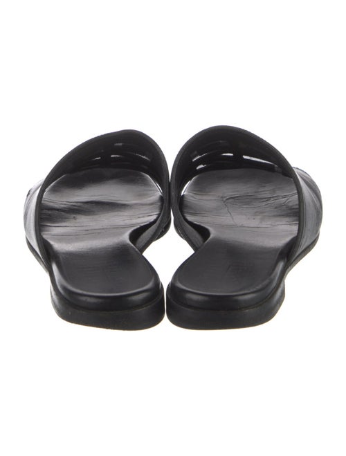 Givenchy Leather Mesh Accents Slides