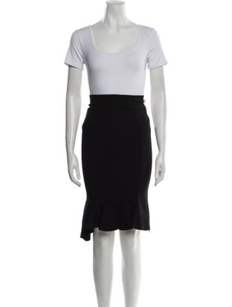 Givenchy Ruffle Embellishment Skirt Suit