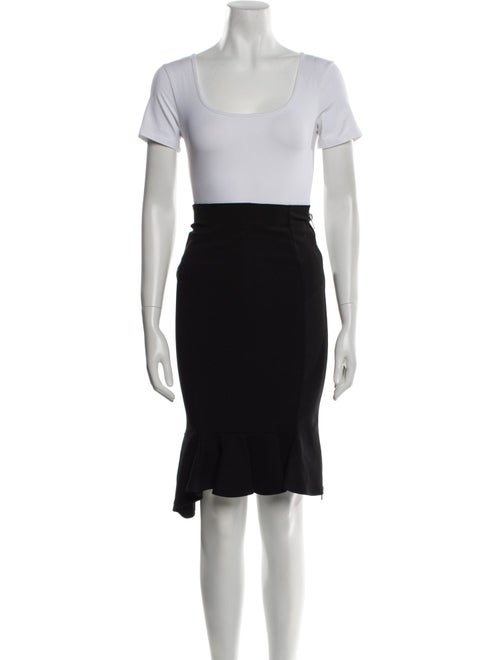 Givenchy Ruffle Embellishment Skirt Suit