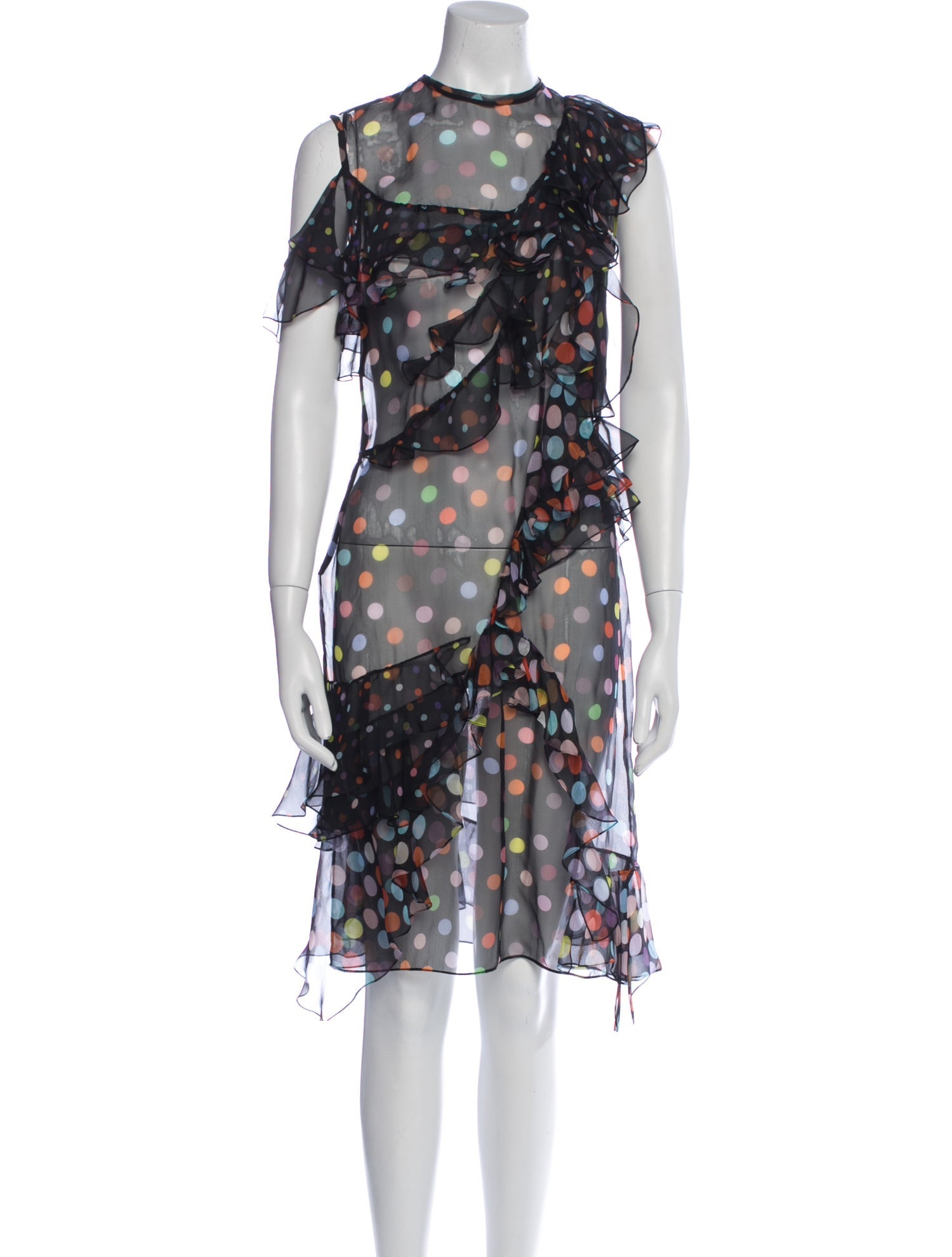 Givenchy Silk Knee-Length Dress