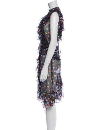 Givenchy Silk Knee-Length Dress