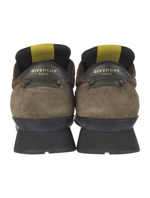 Givenchy Suede Colorblock Pattern Chunky Sneakers