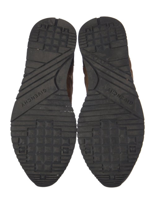 Givenchy Suede Colorblock Pattern Chunky Sneakers