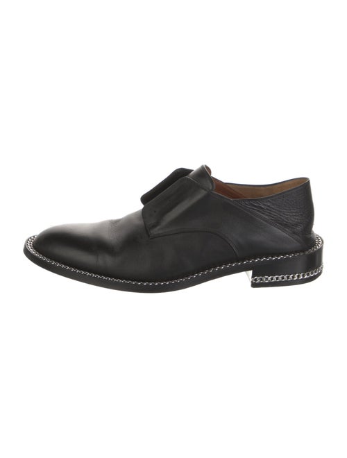 Givenchy Leather Chain-Link Accents Oxfords