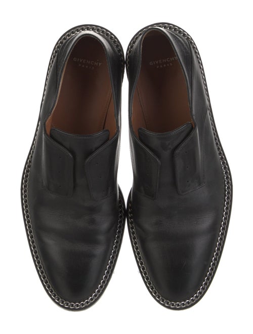 Givenchy Leather Chain-Link Accents Oxfords