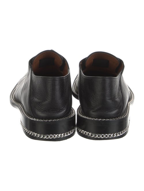 Givenchy Leather Chain-Link Accents Oxfords