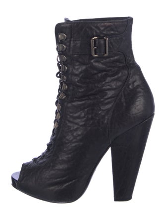 Givenchy Leather Lace-Up Boots
