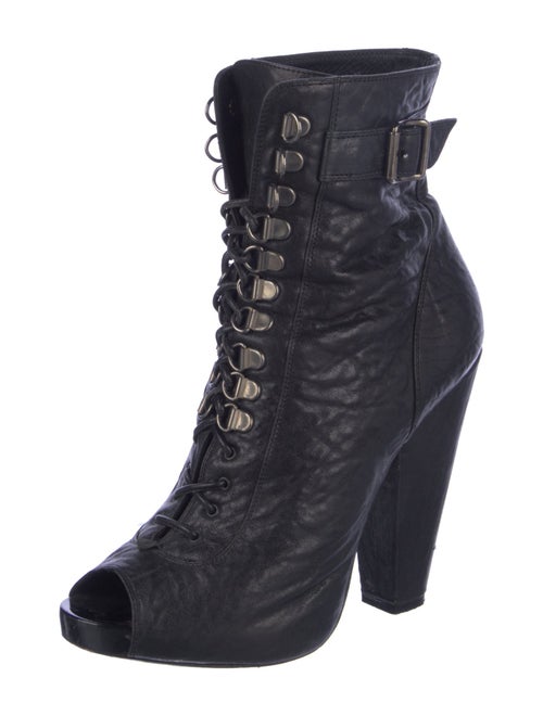 Givenchy Leather Lace-Up Boots