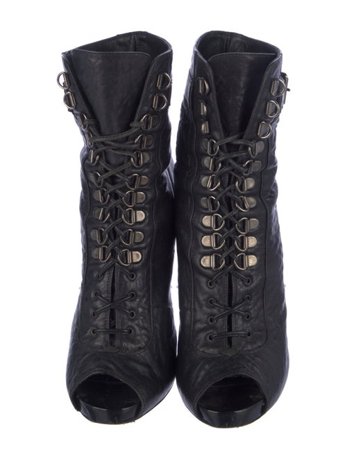 Givenchy Leather Lace-Up Boots