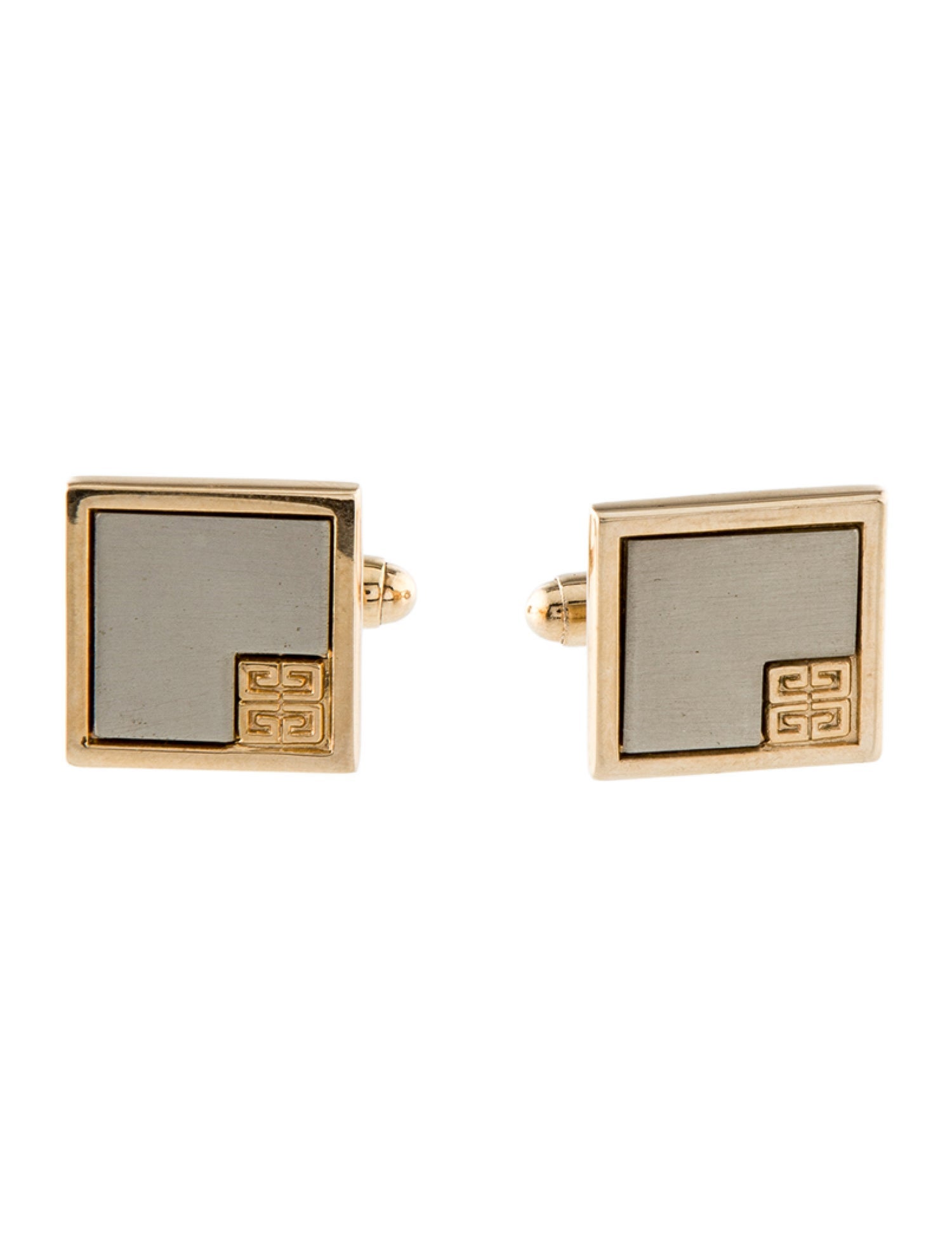 Givenchy Vintage Two-Tone Cufflinks