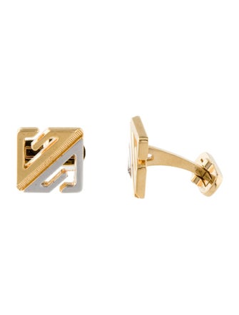 Givenchy Vintage Two-Tone GG Cufflinks
