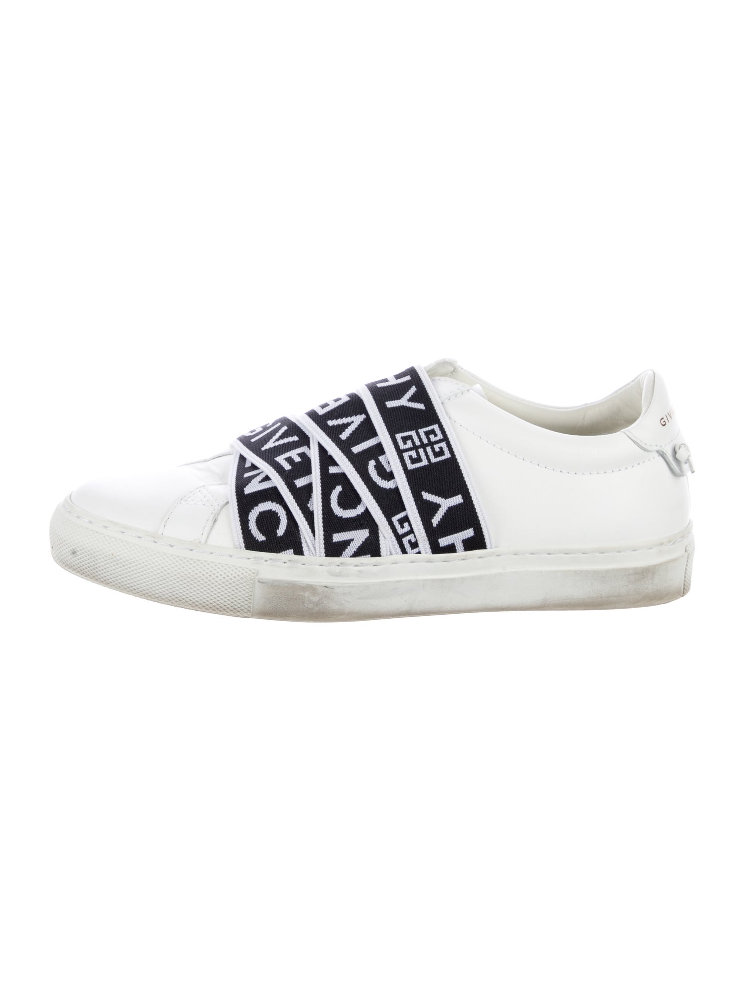 Givenchy Leather Graphic Print Sneakers