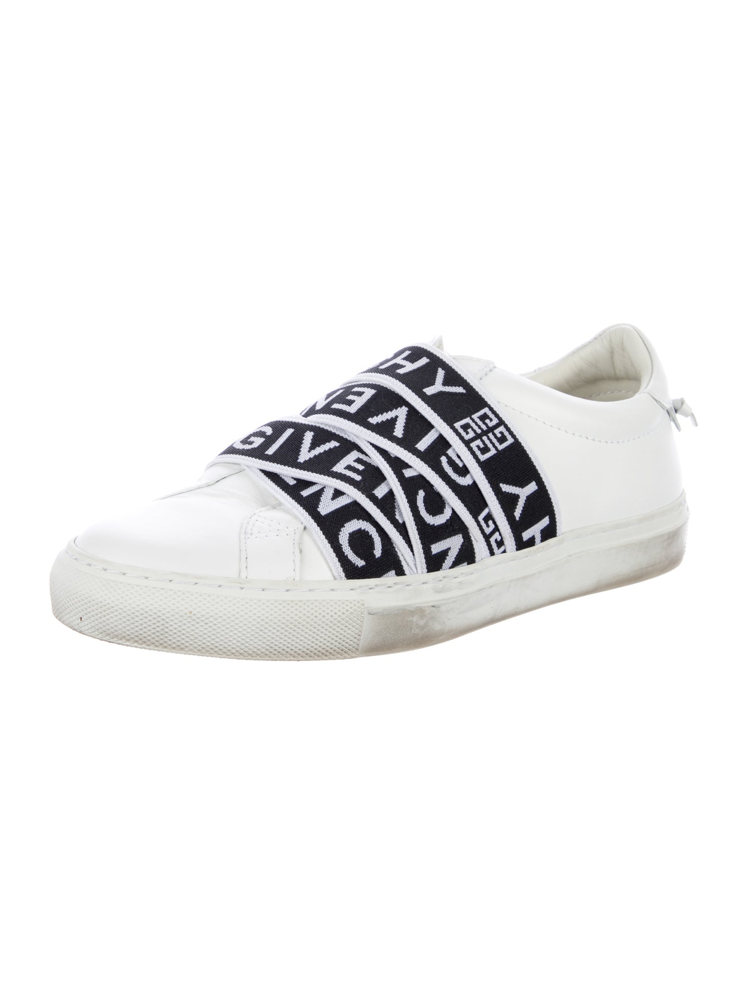 Givenchy Leather Graphic Print Sneakers