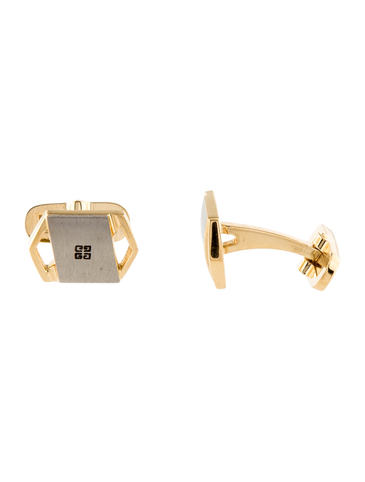 Givenchy Vintage Two-Tone GG Cufflinks