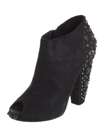 Givenchy Leather Studded Accents Boots