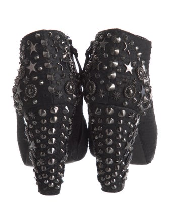 Givenchy Leather Studded Accents Boots