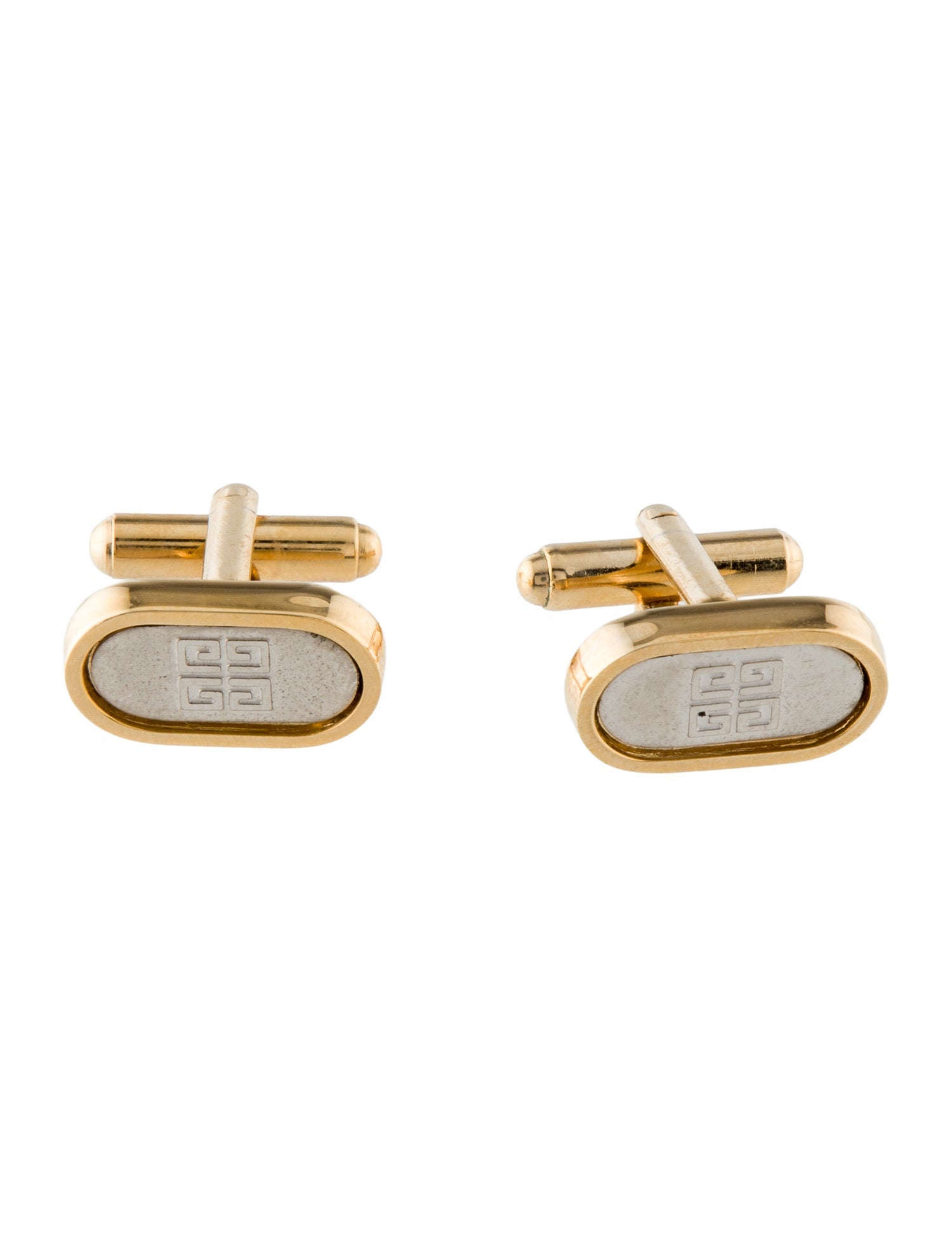 Givenchy Vintage Two-Toned GG Cufflinks