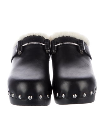 Givenchy Leather Colorblock Pattern Mules