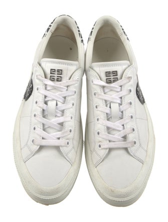 Givenchy Leather Graphic Print Sneakers