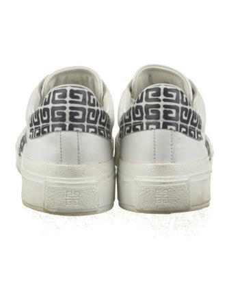 Givenchy Leather Graphic Print Sneakers