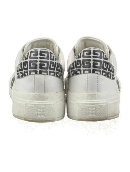 Givenchy Leather Graphic Print Sneakers