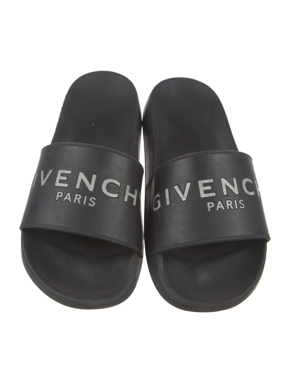Givenchy Rubber Slides Black Graphic Print - image 3