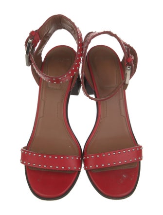 Givenchy Leather Studded Accents Sandals