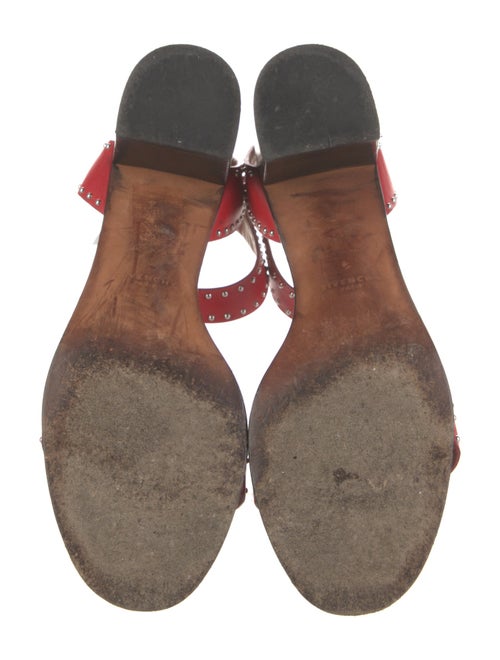 Givenchy Leather Studded Accents Sandals