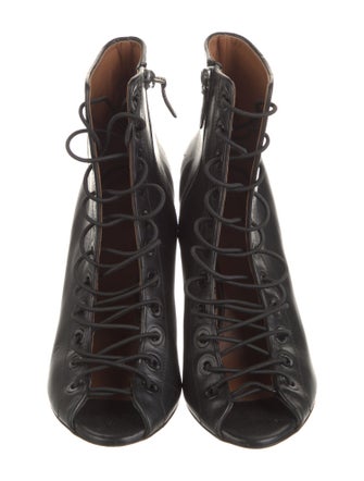 Givenchy Leather Lace-Up Boots
